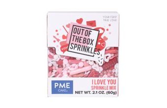 Valentýnské posypky "Out of the Box" - Miluji tě (60g)
