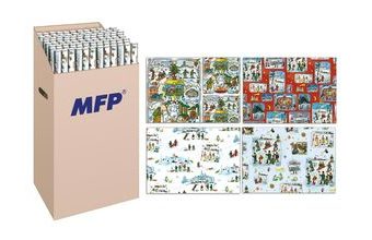 balící papír vánoční role klasik LADA 2x100x70 5811132