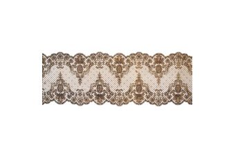 Cukrová krajka zlatá - šířka 8 cm