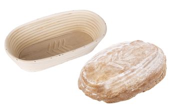 Ošatka rattan oválná 32x15x9 cm LÍSTKY