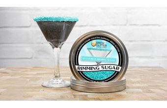 Modrý cukr na okraje koktejlů - Ocean Blue Cocktail Rimming Sugar - 113 g