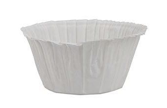 Pečící košíčky na muffiny samonosné - bílé 50 ks