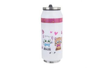 Termoska plechovka KOCOUŘI 0,4 l