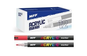 akrylový popisovač 4mm - červený