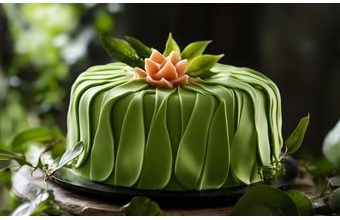 Potahovací hmota K2 na dorty 0,5 kg zelená - K2