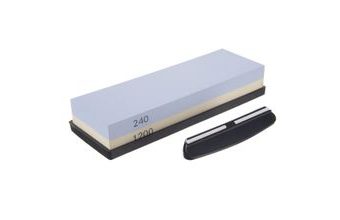 Brusný kámen s podložkou a úchytem na nože