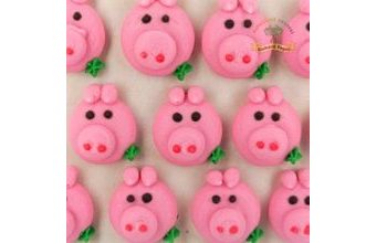 Cukrové dekorace prasátka