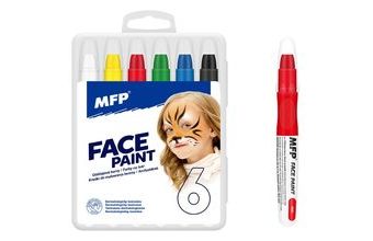 Barvy na obličej - 6 ks