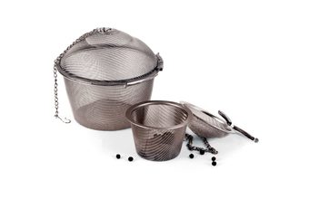 Nerezové sítko - čajítko na koření závěsné 6 cm