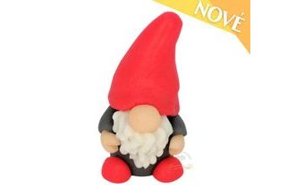 Figurka 3D 60g Trpaslík červený
