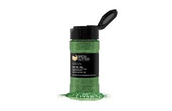 Jedlé třpytky do nápojů - zelená - Green Brew Glitter® - 45 g