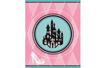 Taška - Pohádková princezna - 8 ks;19*23 cm