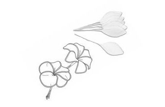 Tylové listy - bílé