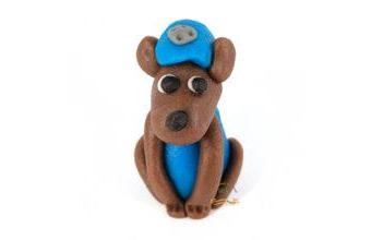 Příležitostná postavička - psí parta modrý