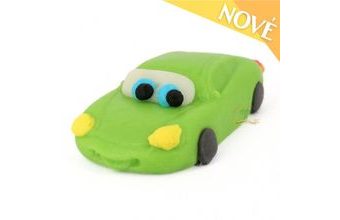 Závodní autíčko auto světle zelené 7cm (JF4)