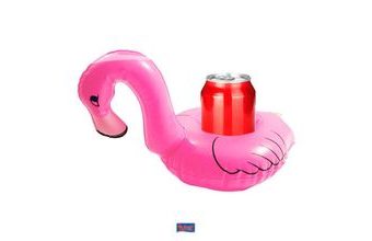 Nafukovací držák na pití Plameňák, 2 ks/bal. 15x25 cm