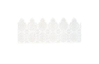 Cukrová krajka na dort – bílá - šířka 6 cm