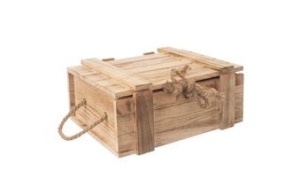 Truhla dárková dřevo 36x26x16 cm