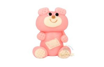 Figurka 3D 60g medvídek růžový