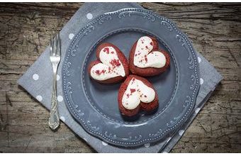 Forma na zákusky 8 srdcí 6,5 cm - silikon