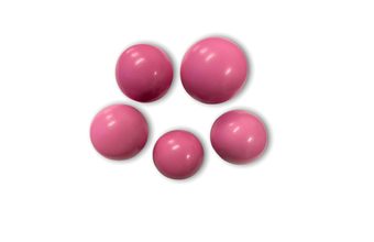 Růžové želatinové koule (5 kusů)