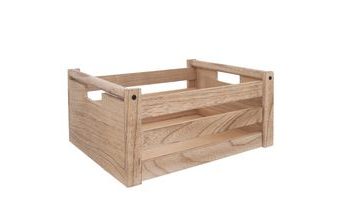 Bedýnka dřevo dekorace A NATURAL 36x26x16 cm