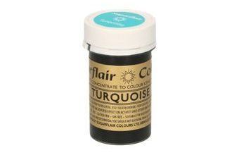 Tyrkysová gelová jedlá barva potravinářská - Turquise 25 g