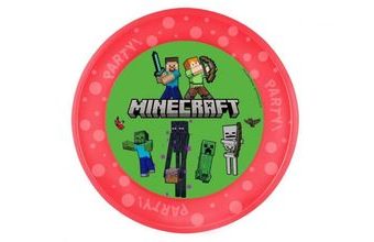 Plastový talíř Pixel - Minecraft - 21 cm - 1 ks