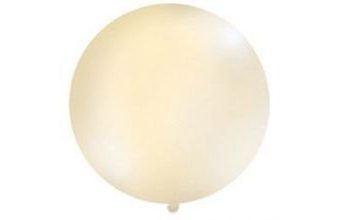 Balón latex 80 cm - transparentní - béžový 1 ks