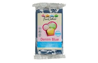 Modrý rolovaný fondant Denim Blue (barevný fondán) 250 g