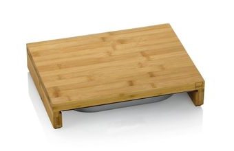 Prkénko krájecí se zásuvkou KENINA bambus 36 x 27 x 7 cm