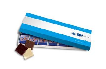 Reklamní reklamní cihlička 42x5g, stuha s vaším motivem/logem - od 100 ks