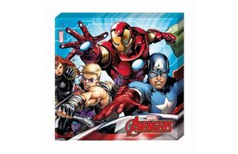 Papírové ubrousky AVENGERS, 33 x 33 cm, 20 ks