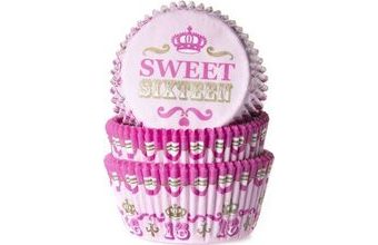 Pečící košíčky Sweet Sixteen - 50 ks