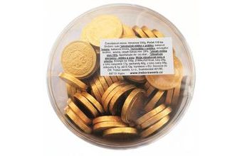 Čokoládové mince - cent zlatý (110ks)