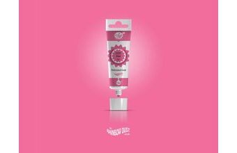 Pink ProGel - profesionální potravinářská gelová barva v tubě (růžová)