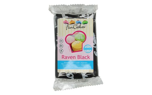 Černý rolovaný fondant (barevný fondán) Raven Black 250 g