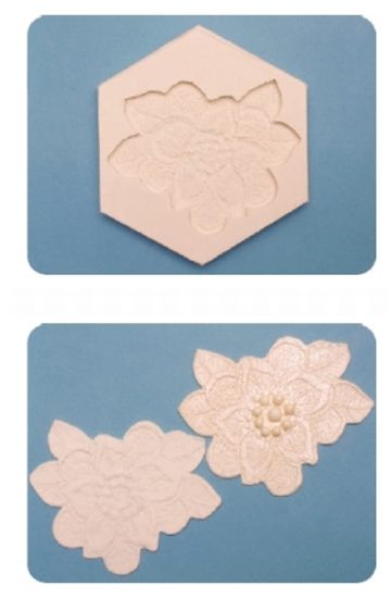 Silikonová formička Floral Lace Mould (Květinová krajka) (Silikonová formička)