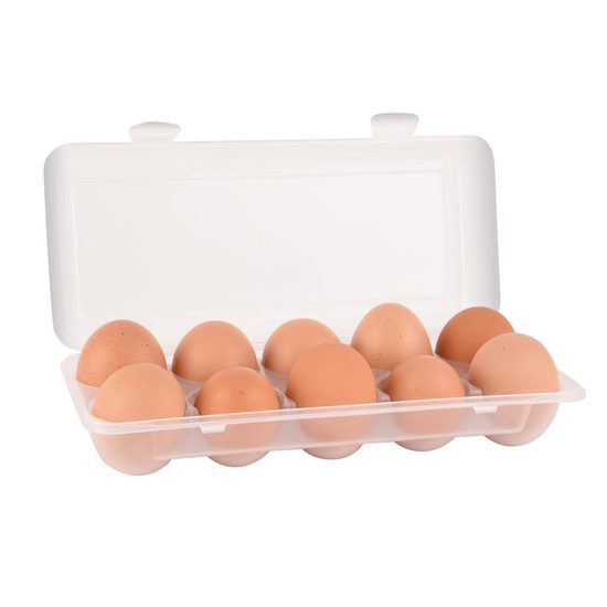 Box na vajíčka plast na 10 ks