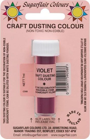 Prachová netoxická barva fialová Violet 7 g