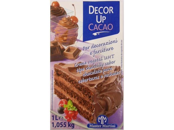 Pařížská  šlehačka Decor Up cacao - kakaový rostlinný krém 1 l