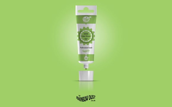Lime Green ProGel - profesionální potravinářská gelová barva v tubě (zelená)