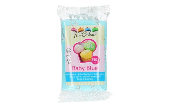 Modrý rolovaný fondant Baby Blue (barevný fondán) 250 g