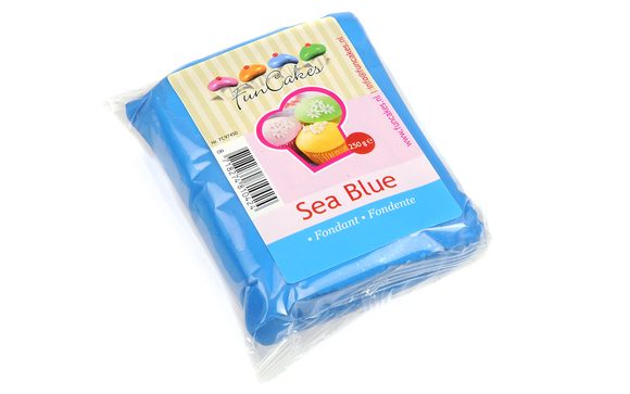 Modrý rolovaný fondant Sea Blue (barevný fondán) 250 g