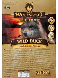 Wolfsblut Wild Duck Senior 15 kg SLEVA Wolfsblut Wild Duck Senior 15 kg SLEVA