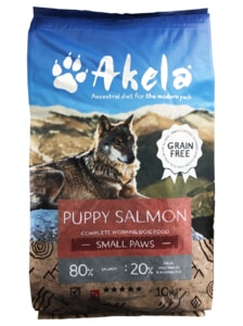 Akela 80/20 Scottish Salmon Small Paws Grain Free 1,5 kg Akela 80/20 Scottish Salmon Small Paws Grain Free 1,5 kg