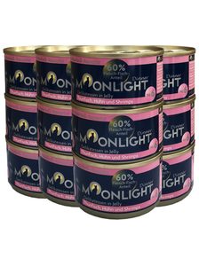 Moonlight Dinner č. 6 - 12 x 80 g tuňák, kuřecí maso a krevety v želé Moonlight Dinner č. 6 - 12 x 80 g tuňák, kuřecí maso a krevety v želé