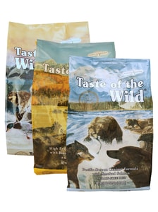 Taste of the Wild High Prairie + Pacific Stream + Wetlands 3 x 2 kg Taste of the Wild High Prairie + Pacific Stream + Wetlands 3 x 2 kg