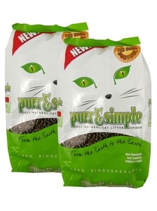 Purr & Simple nehrudkující stelivo pro kočky 2 x 3,63 kg - 11,2 l Purr & Simple nehrudkující stelivo pro kočky 2 x 3,63 kg - 11,2 l