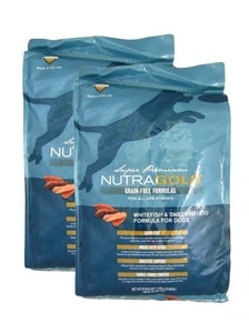 Nutra Gold Grain Free Whitefish and Sweet Potato 2 x 13,6 kg Nutra Gold Grain Free Whitefish and Sweet Potato 2 x 13,6 kg